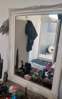 آینه قاب چوبی