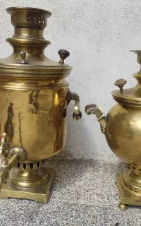 سماور زغالی آنتیک روسی،پاتاشوف ونیکولای
