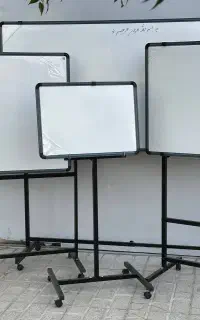آویز فلزی جا ماژیکی تخته وایت برد 150x90 پایه دار