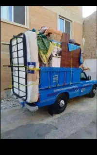 باربری اثاثیه منزل با مجوز نیسان خاور .کارگر خالی