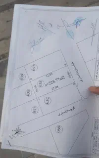فروش 240متر زمین مسکونی علی آباد خیابان دانشگاه