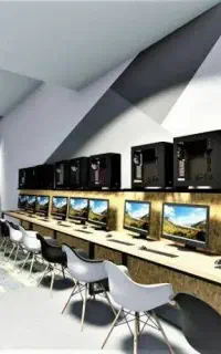 کافی نت و چاپ بنرخدمات اینترنتی‌ حضوری و غیر حضوری