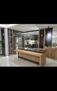 دکوراسیون داخلی کمد کابینت مصنوعات چوبی