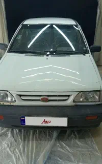 پراید۸۱بدون رنگ شاسی سالم
