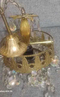 لوستر تک شعله قدیمی نوستالژیک