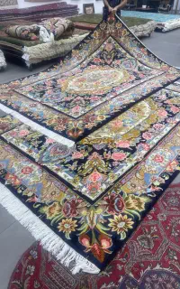 فرش دستباف (بساک )جفت ۶ متری طرح سالاری