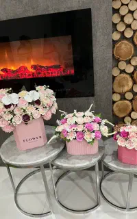 باکس گل نوزادی/سبدگل گهواره/دسته گل نوزادی/مصنوعی