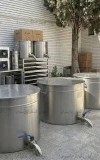 دیگ چلوپز صنعتی با ورق استیل Heavy Duty Rice Cook