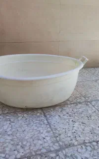 تشت بیضی پلاستیکی