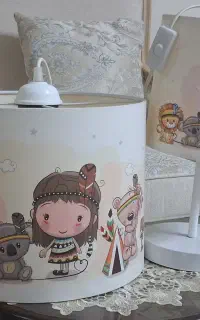 لوستر و آباژور اتاق کودک