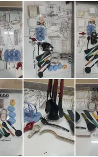 حراج۵۰تکه انواع آبچکان نظم دهنده وو مخصوص آشپزخانه