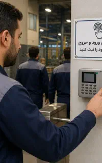 دستگاه حضور و غیاب Np620 آسان و راحت