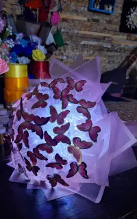 دسته گل پروانه بوکت پروانه هدیه خاص
