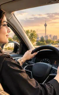 از ترس رانندگی خلاص شو آموزش خصوصی بانوان