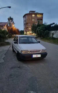 پراید صبا سفید ۸۳ عروسک