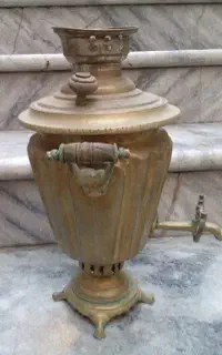 سماور زغالی روسی برنحی قدیمی