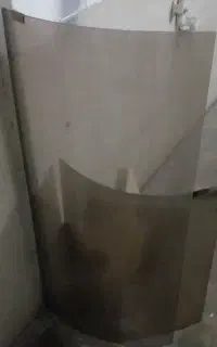 شیشه خمیده  رنگ عسلی
