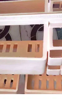 آینه و جامسواکی و جاصابونی دستشویی