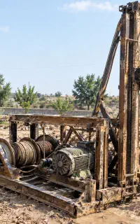 حفاری چاه عمیق دستگاه برقی