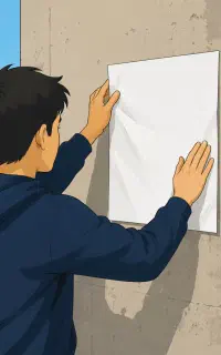نیازمند اگهی و تراکت چسبان