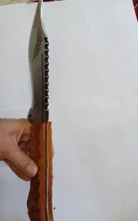 چاقو ۴۰ سانتی فولادی و تیشه کوهنوردی