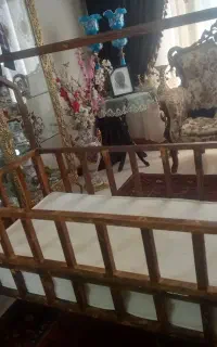 تخت کودک چوبی
