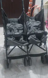 کالسکه  دو قلو دلیجان مدل عصایی