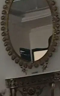آینه شمعدان (کنسول) برنز