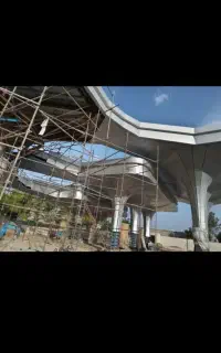 جوشکاری ونصب ماریل شیت تابلو کامپوزیت وشیروانی