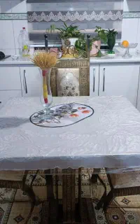 میز غذاخوری و فریزر