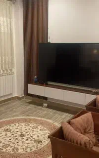 نصب کانال TVروی دیوار به صورت فورکی +سیم کشی انتن
