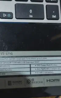 لبتاب ایسر v3571