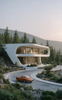 همکاری با طراحان حرفه‌ای معماری (3D + AI Design)