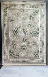 فرش۱۲۰۰شانه سبز و موکا
