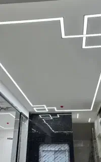 سقف کناف و لاین نوری سقف pvc سقف کاذب