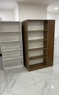 کتابخانه و قفسه پنج طبقه