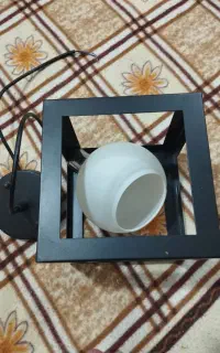 لوستر تک شعله مشکی