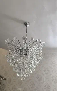 لوستر آویز کریستال 24 شاخه