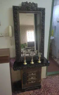آینه شمعدان کارکرده