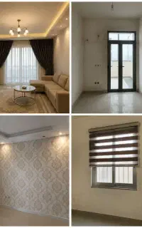 انجام کلیه خدمات تزئینات داخلی.پرده .کاغذ دیواری .