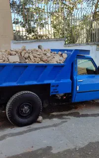 حمل مصالح نخاله ماسه پوکه بلوک خاک با نیسان کمپرسی