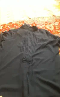 شومیزحریرسرمه ای نو