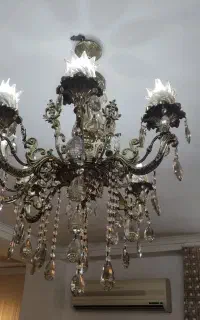 ۳عدد لوستر سنگین برنز سالم