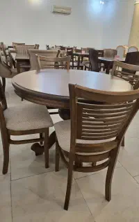 میز غذاخوری ۴ نفره گرد (آقای مبل زنجان)