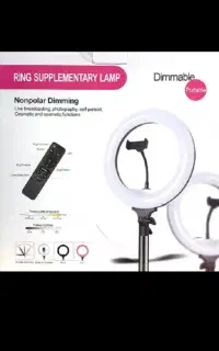 رینگ لایت  dimmable potable کاملا نو