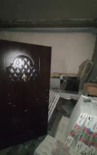 درب هال  با چهار چوب  وپنجره پی وی سی با شیشه