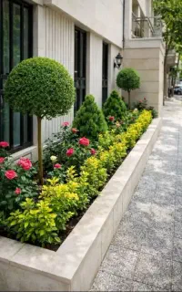 خدمات باغبانی باغچه کاری تعویض خاک گلدان کاشت گل و
