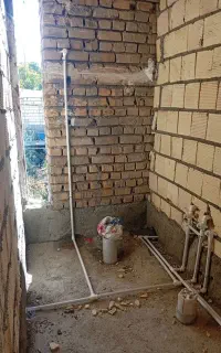 لوله کشی فاضلاب سردوگرم شوفاژ نصب شیرآلات بهداشتی