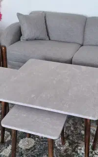 میز جلو مبلی و میز عسلی.