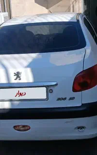 پژو ۲۰۶  sd مدل ۹۰ V20اریان فرانسه